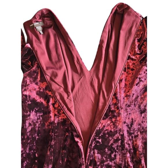Maggy London | Purple Velvet, Long Sleeve, Dress | Size 14 - Picture 7 of 8